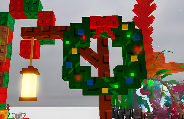 Completely Christmas-Themed Environment