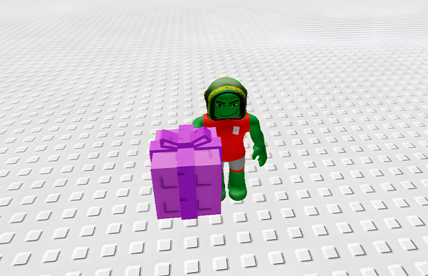player gives a gift